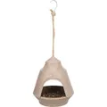 Bell - Outdoor-Futterstation zum Aufhängen, 17,9 x 17,7 x 20 cm, braun