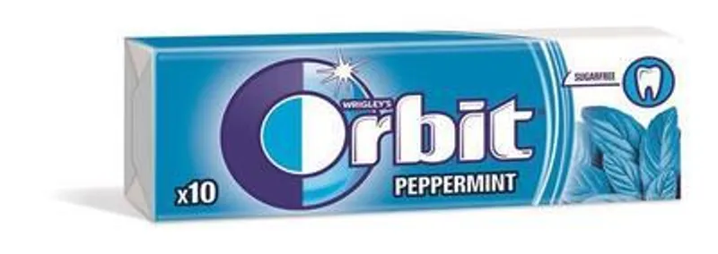 Hauptproduktbild Žvýkačky, 14g, ORBIT "Peppermint dragees"