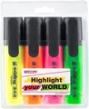 Textmarker "345", gemischte Farben, 1-5 mm, 4 Stk./Pack, EDDING