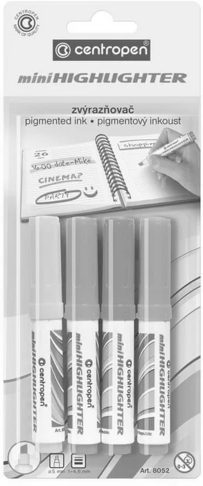Hauptproduktbild Zvýrazňovač 8052 MINI centropen sada 4 barvy