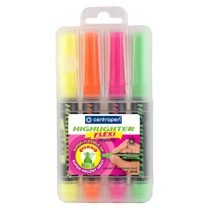 Hauptproduktbild Zvýrazňovač 8542 Flexi sada 4 barvy