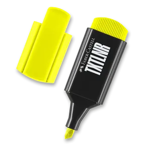 Faber-Castell Short TXTLNR Highlighter, gelb