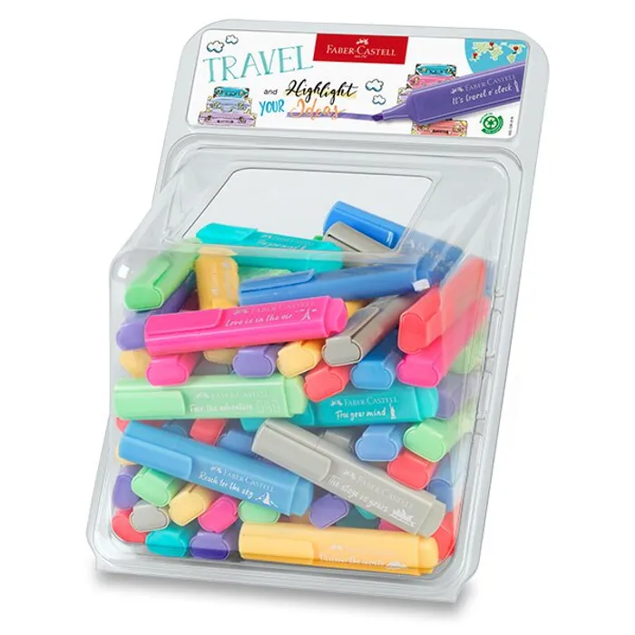Hauptproduktbild Zvýrazňovač Faber-Castell Textliner 1546 dóza, 100 ks
