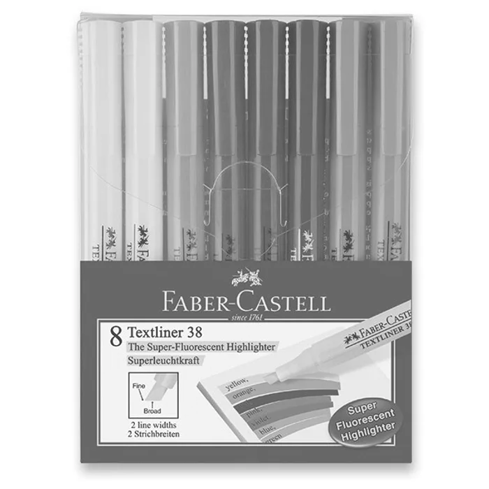 Hauptproduktbild Zvýrazňovač Faber-Castell Textliner 38 sada, 8 ks
