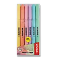 Textmarker Kores High Liner Pastell Set mit 6 Farben