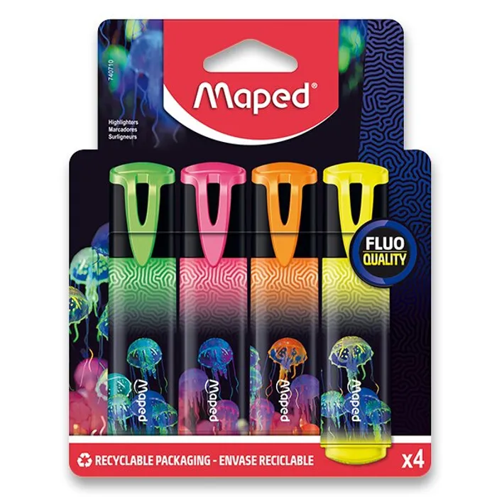 Hauptproduktbild Zvýrazňovač Maped Deepsea Paradise 4 barvy