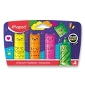 Maped Mini Fluo Kawai - 4 Stück