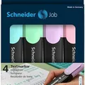 Weiteres Produktbild Zvýrazňovač Schneider Job Pastel sada 4 barev