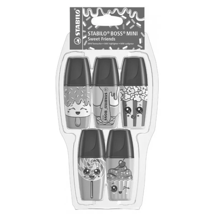 Hauptproduktbild Zvýrazňovač STABILO BOSS MINI sweet friends 5 ks