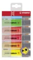 Textmarker Boss, Farbmix, 2-5mm, 6 Stk., STABILO