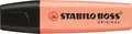 Textmarker STABILO BOSS ORIGINAL Pastell - Pfirsich [1 Stk.]