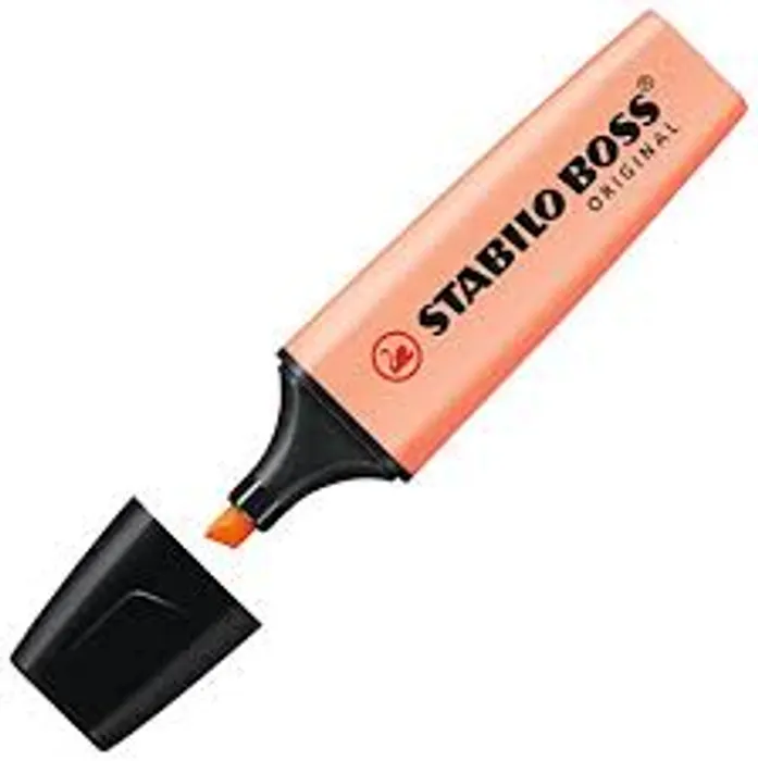 Hauptproduktbild Zvýrazňovač STABILO BOSS ORIGINAL Pastel - broskev [1 ks]
