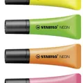 Weiteres Produktbild STABILO NEON Textmarker - 8er Set - 4 x Gelb, 2 x Grün, 1 x Orange, 1 x Pink