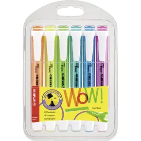 Textmarker "Swing Cool", 1-4 mm, Set, 6 Farben, STABILO