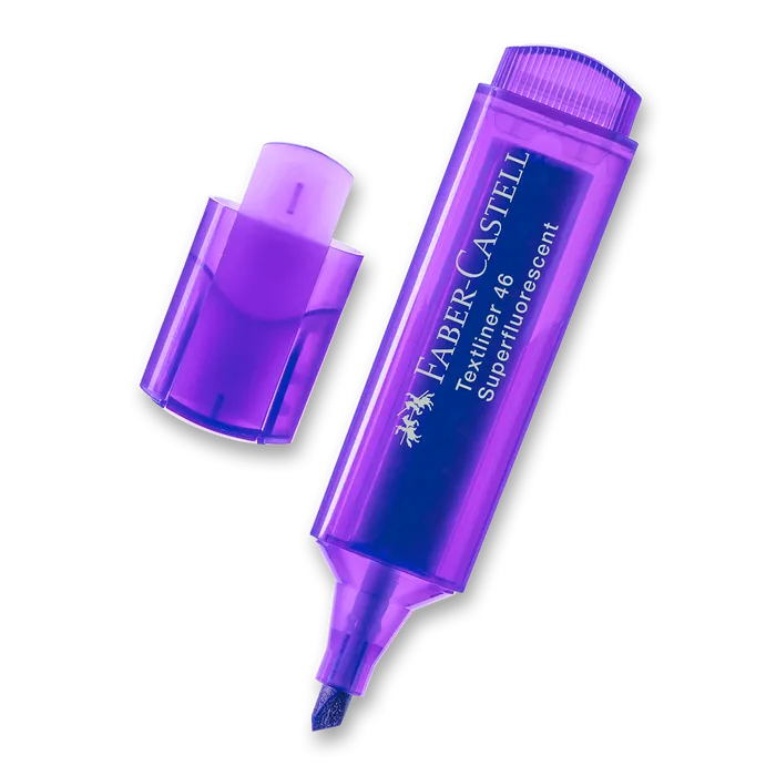 Hauptproduktbild Zvýrazňovač Textliner 1546 superfluorescenční , fialová Faber Castell 154636