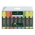 Textmarker Textliner 1548 fluoreszierend, 8er Set Faber-Castell 154862