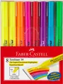 Zvýrazňovač Textliner 38 superfluo., plast.pouzdro 8ks Faber Castell 158131