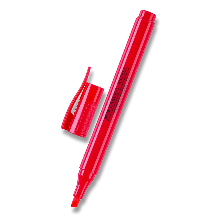 Hauptproduktbild Zvýrazňovač Textliner 38 superfluorescenční, červená Faber Castell 157721