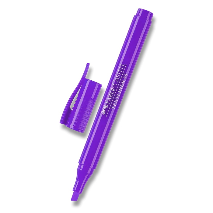 Hauptproduktbild Zvýrazňovač Textliner 38 superfluorescenční, fialová Faber Castell 157736