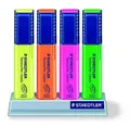 Textmarker "Textsurfer classic 364", 4 Farben, 1-5mm, im Ständer, STAEDTLER