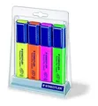 Textmarker "Textsurfer classic 364", 4 Farben, 1-5mm, im Ständer, STAEDTLER