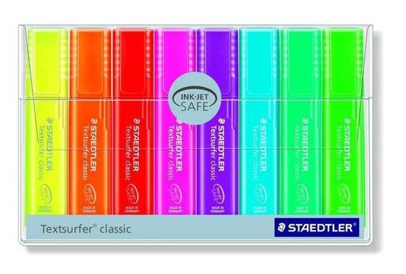 Hauptproduktbild Zvýrazňovač "Textsurfer classic 364", 8 barev, 1-5mm, STAEDTLER