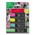 Zvýrazňovače Faber-Castell Textliner 46 Graffiti 4 ks