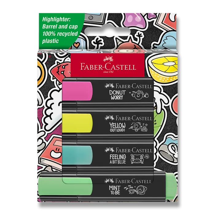 Hauptproduktbild Zvýrazňovače Faber-Castell Textliner 46 Graffiti 4 ks