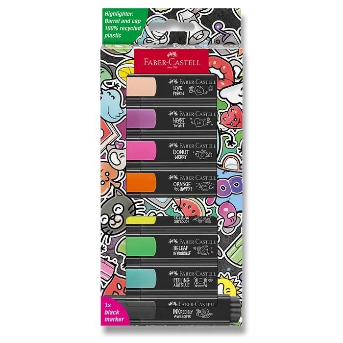 Hauptproduktbild Zvýrazňovače Faber-Castell Textliner 46 Graffiti 8 ks