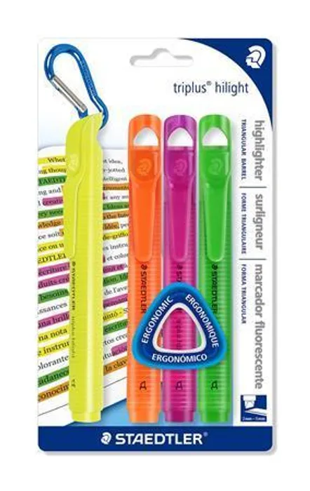 Hauptproduktbild Zvýrazňovače "Triplus", sada, 4ks, 2-5 mm, STAEDTLER
