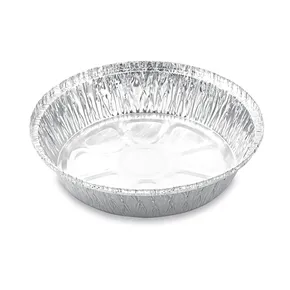 Runde Schüssel ALU (1000 ml) Durchmesser 20,7 x 4,4 cm [100 Stk.]