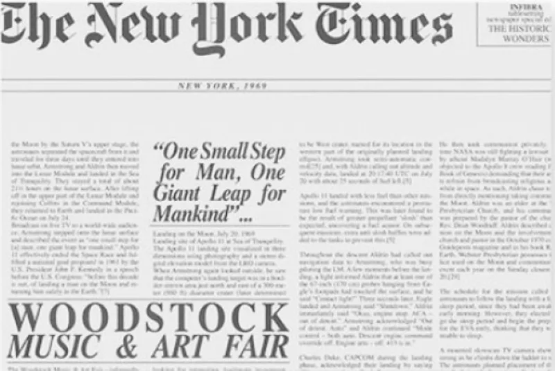 Hauptproduktbild zz-Papírové prostírání Newspaper 30 x 45 cm [200 ks]