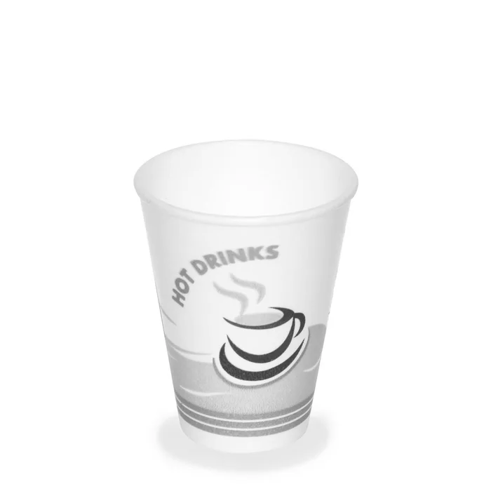 Hauptproduktbild zz-Termo-kelímek s potiskem "HOT DRINKS" 225 ml (0,2 l) [50 ks] - polystyrenový