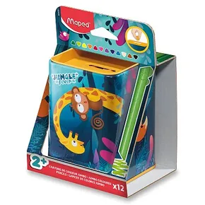 Maped Infinity Jumbo Jungle Fever Buntstifte – 12 Stück