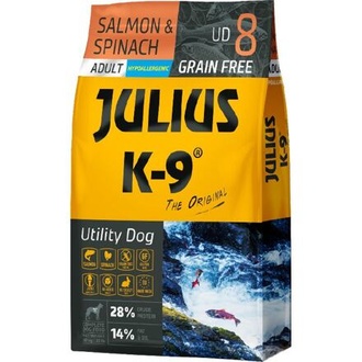 Papírenské zboží - JULIUS K-9 ADULT SALMON&SPINACH 10 kg