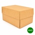 Papírenské zboží - EKO Burgerbox MAXI Kraft 190 × 120 × 105 mm [25 Stk.]