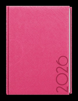Papírenské zboží - Týdenní diář - Oskar - Tora - A5 - růžová