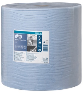 Papírenské zboží - Průmyslová papírová utěrka Tork 130050 Plus Advanced 420 velká šířky 37cm modrá [1 ks]