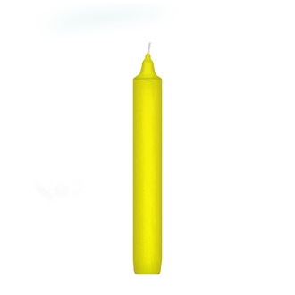 Papírenské zboží - Svíčka rovná 170 mm žlutá [20 ks]