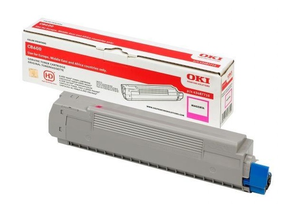 Papírenské zboží - Toner pro "C8600, 8800" tiskárny, OKI Magenta, 6 tis.stran