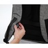 Papírenské zboží - Rucksack für Notebook 15,6&quot;, CHICAGO, grau aus Polyester, es ist nicht leicht auszurauben, Logo