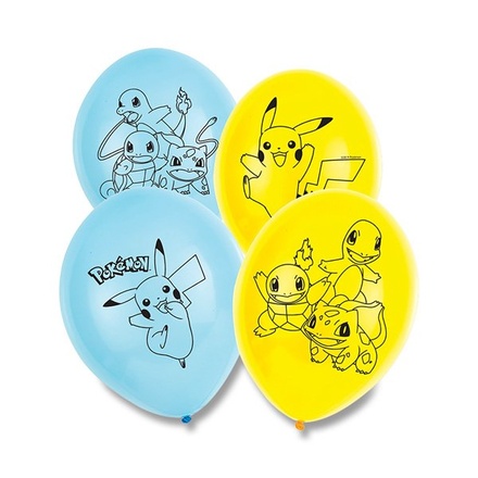 Papírenské zboží - Nafukovací balónky Pokémon 6 ks