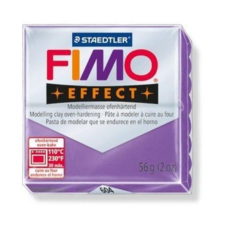 Papírenské zboží - FIMO® effect 8020 transparentní fialová