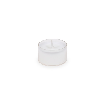 Papírenské zboží - Čajové svíčky transparentní průměr 39 mm, 6 h. [24 ks]