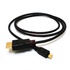 Papírenské zboží - Kabel HDMI M- HDMI (micro) M, High Speed, 2m, goldene Konnektore, schwarz