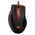 Papírenské zboží - Redragon Maus TITANOBOA, 8200DPI, laser, 10Tas., USB verdrahtet, schwarz/rot, Game