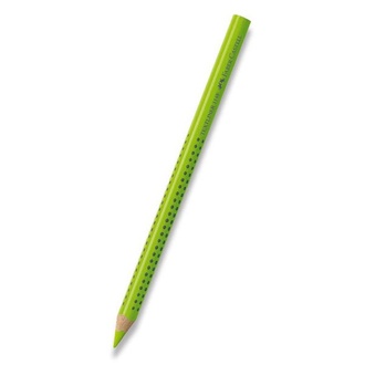 Papírenské zboží - Pastelka Colour Grip Jumbo Neon zelená Faber-Castell