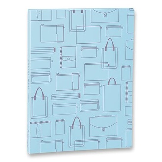 Papírenské zboží - Katalogová kniha Foldermate Vintage A4, 30 folií - modrá