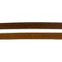 Papírenské zboží - Rustikale Leder-Verlängerungsleine Heartbeat – braun M-L: 2,00 m/20 mm