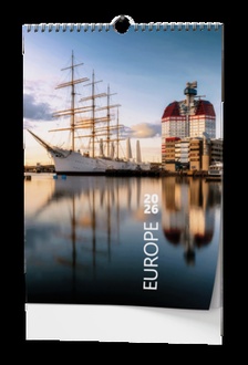 Papírenské zboží - Nástěnný kalendář - Europe - A3